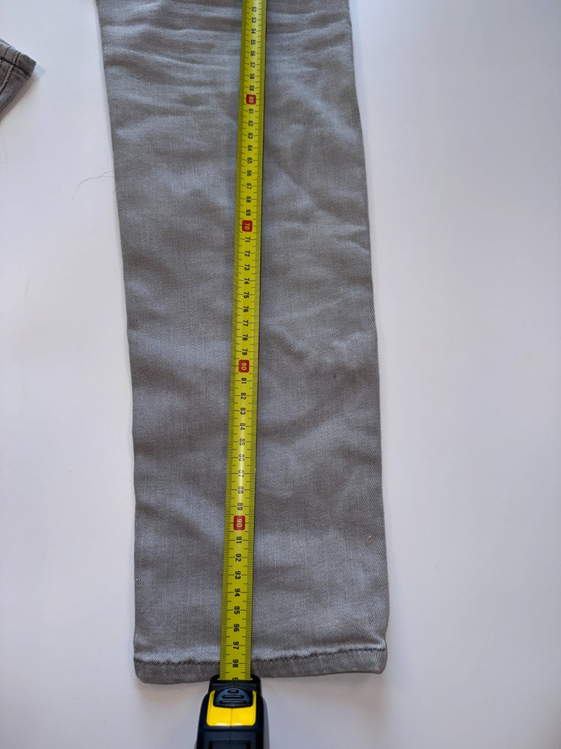 Diesel Sleenker Skinny Jeans Y2K Grey Size W32 L30