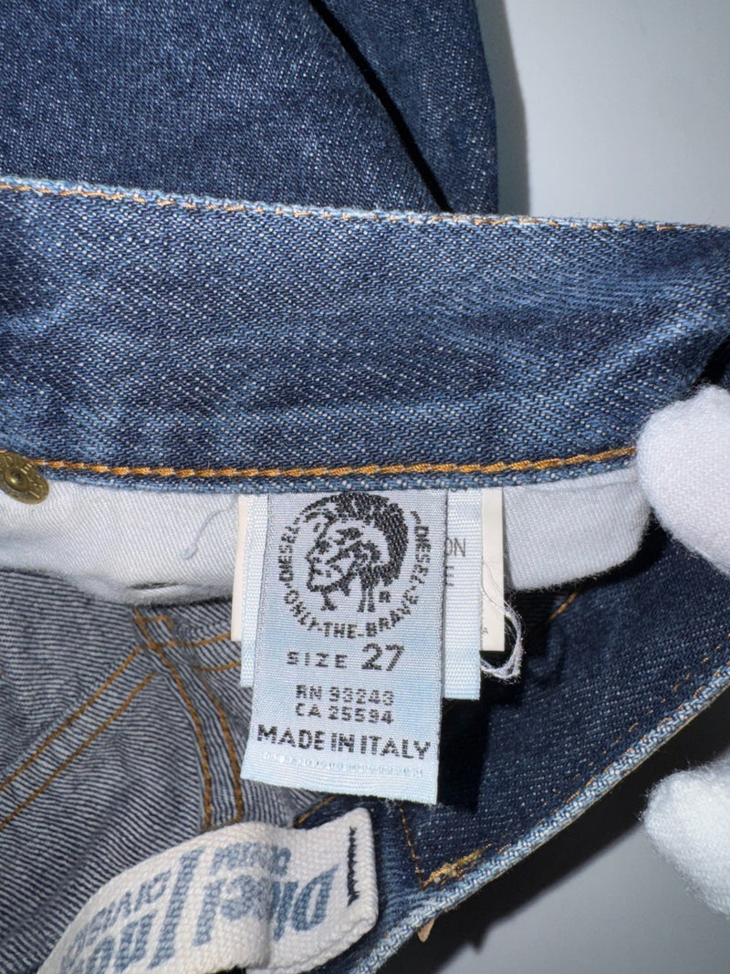 Diesel Industry Vintage Y2K Jeans W27 Made in Italy Dark Blue