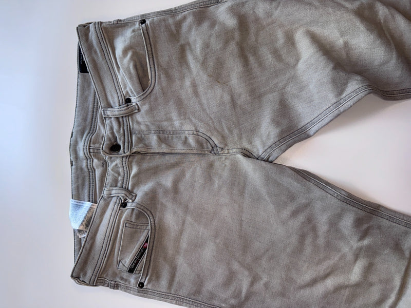 Diesel Sleenker Skinny Jeans Y2K Grey Size W32 L30