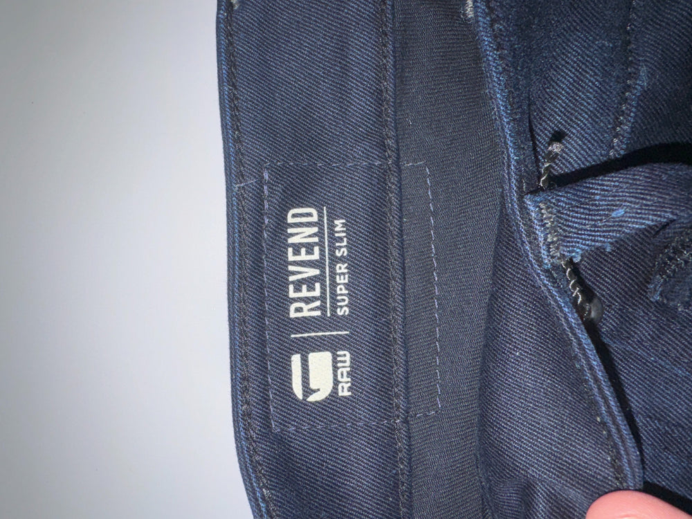 G-Star Raw Revend Super Slim Jeans Dark Blue W30 L34 — 8