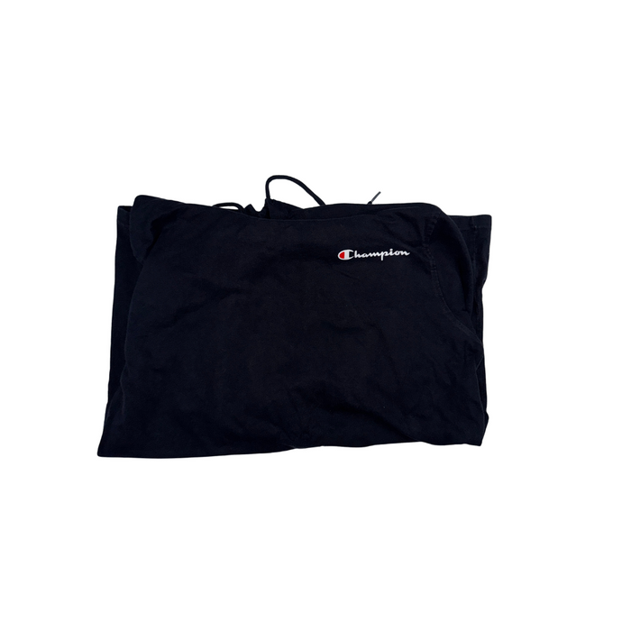 Champion Vintage Hoodie Schwarz Größe S 100% Baumwolle