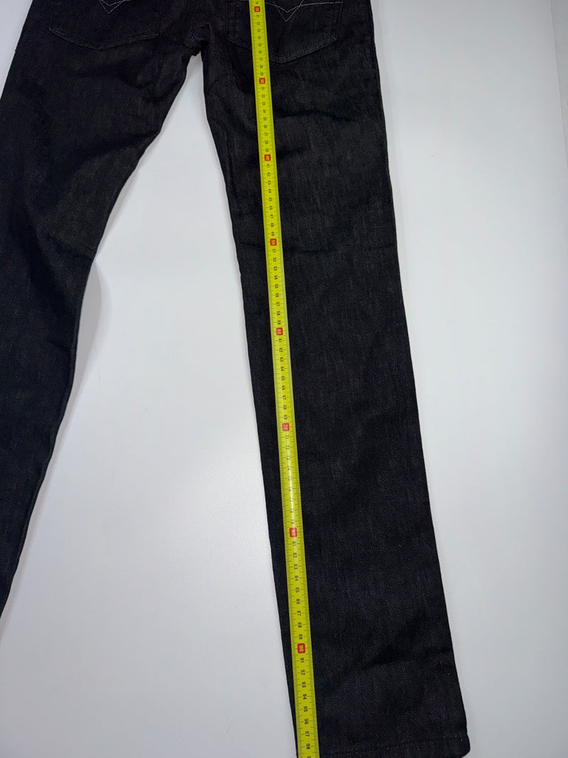 Diesel Matic Stretch Slim Tapered Jeans Black W26 L32