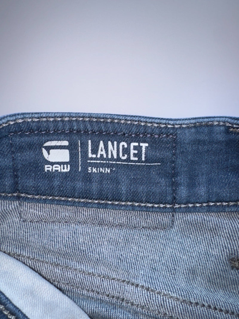 G-Star RAW Lancet Skinny Jeans W29 L34 Light Blue Denim