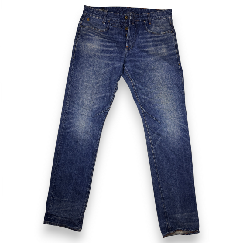 G-Star RAW D-Staq 5-Pocket Jeans W33 L34 Blue Denim Tapered