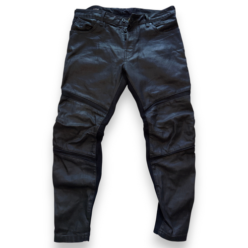G-Star Raw Motac 3D Slim Waxed Moto Jeans Black W31 L30