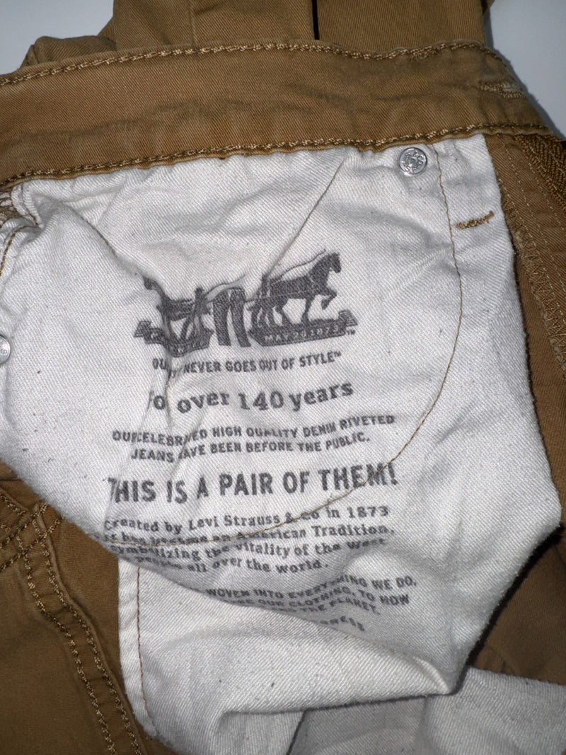 Levi's Vintage 502 Straight Leg Pants W31 L30 Brown
