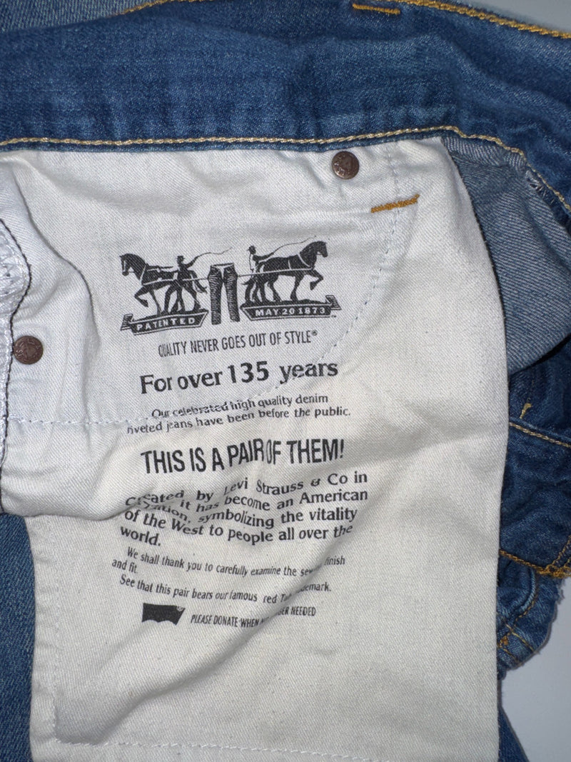 Levi's 506 Vintage Y2K Straight Leg Jeans W38 L32 Blue
