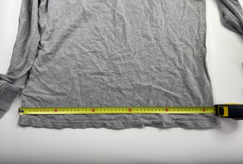 Polo Ralph Lauren Long Sleeve T-Shirt Grey Big Logo Size M