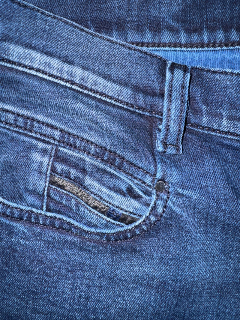 Diesel Belthy Stretch Jeans Slim Straight Blue W26 L32