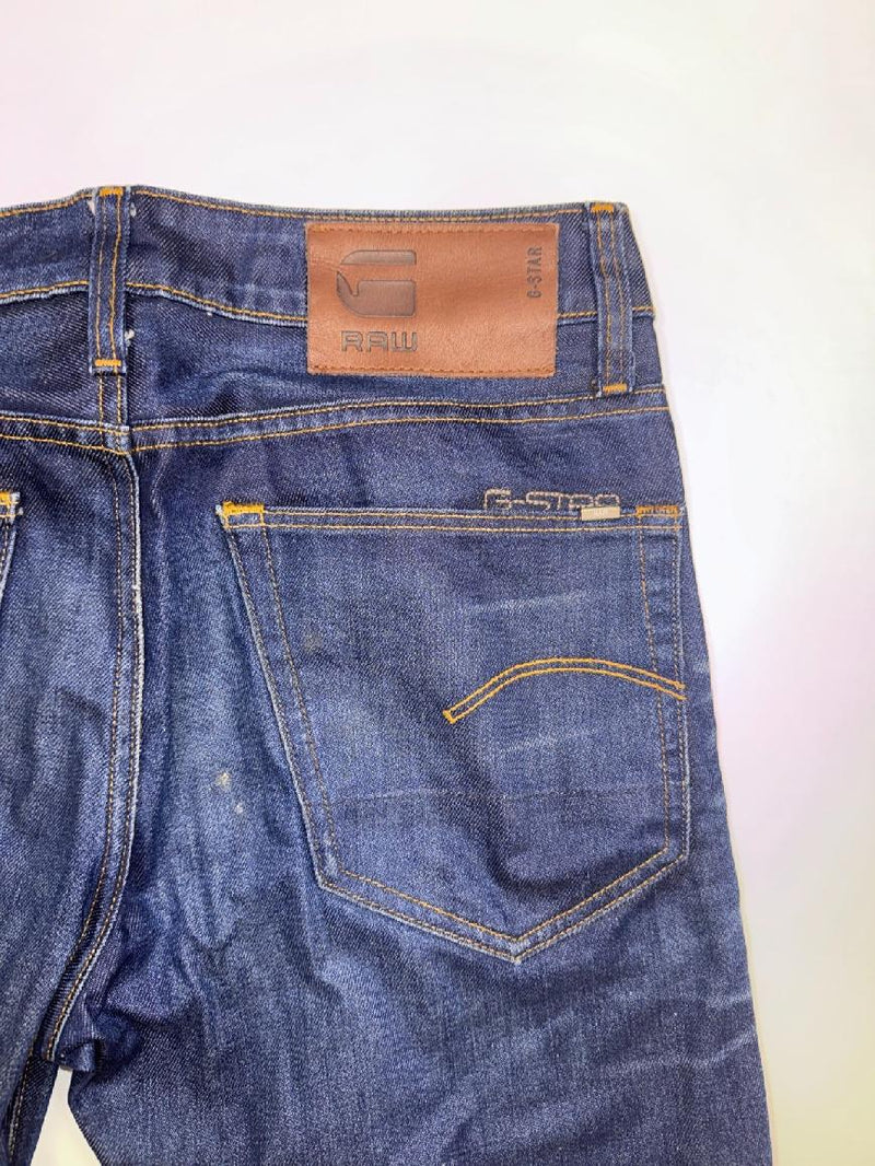 G-Star RAW 3301 Straight Jeans Dark Blue W30 L30 Denim
