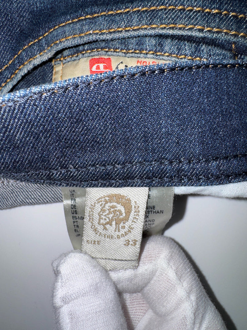 Diesel Tepphar Vintage Y2K Slim Jeans W33 L32 Blue Men's