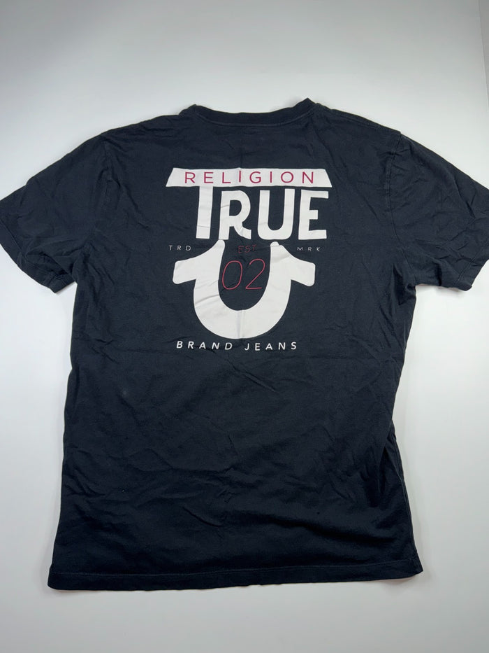 True Religion Vintage T-Shirt Schwarz Größe M