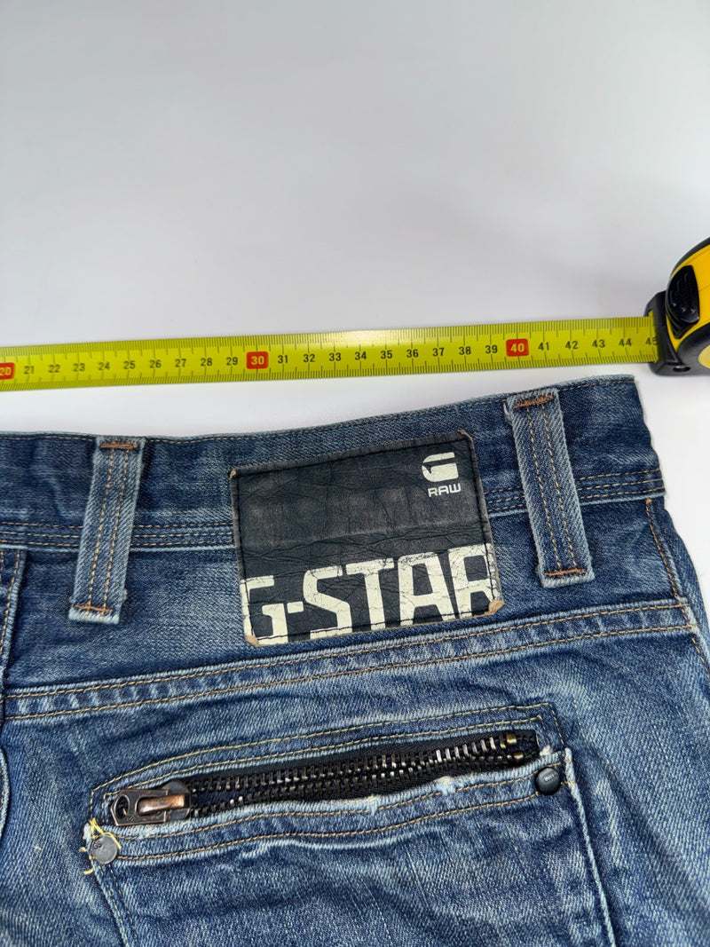 G-Star RAW 3301 Jeans Vintage Y2K Blue Denim Straight Fit W34 L32