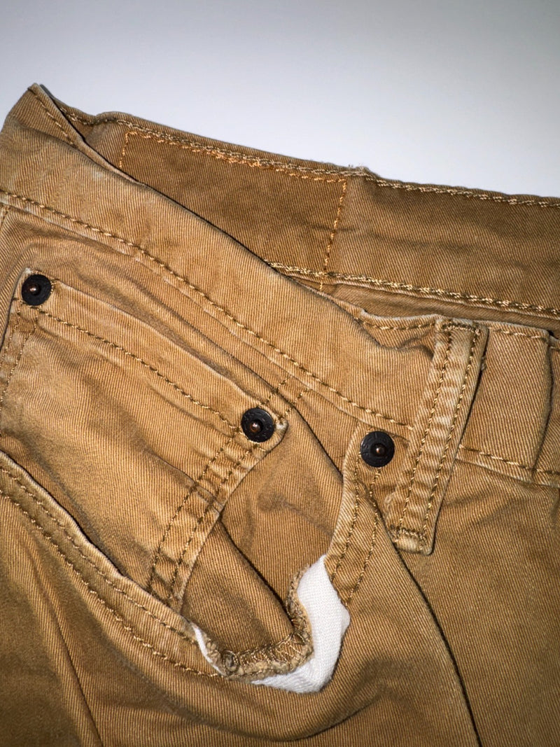 Levi's Vintage 502 Straight Leg Pants W31 L30 Brown