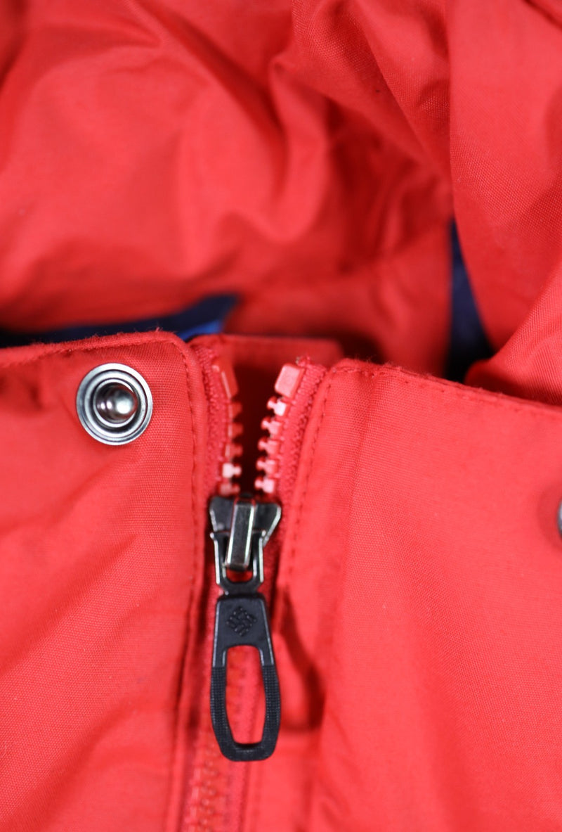 Columbia Jacket Omni-Shield Waterproof Hooded Red Outdoor Jacket Size XL