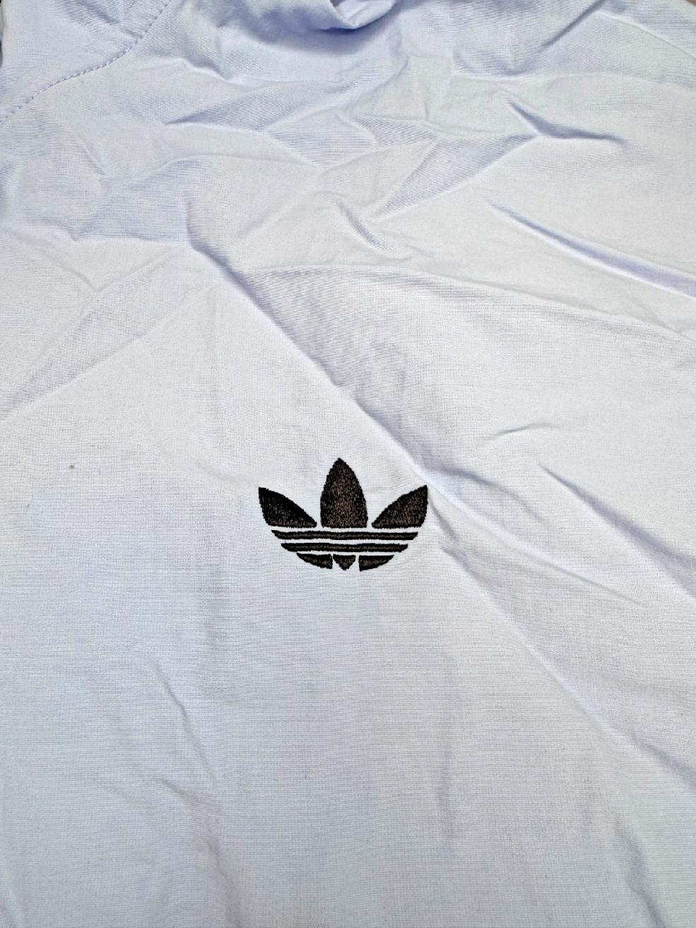 Adidas Originals Jacket Windbreaker Trefoil Hooded Grey Green Size L — 3