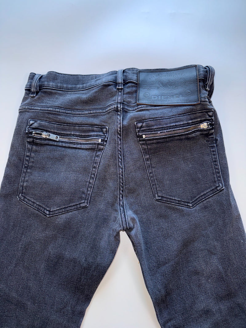 Diesel D-Amny-Biker Skinny Jeans Dark Grey W32 L32