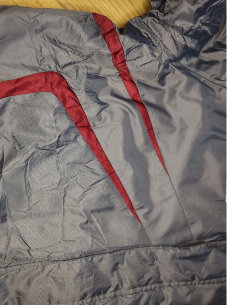 Adidas Colorado Rapids Jacket Windbreaker Y2K Grey 3-Stripes Size XL
