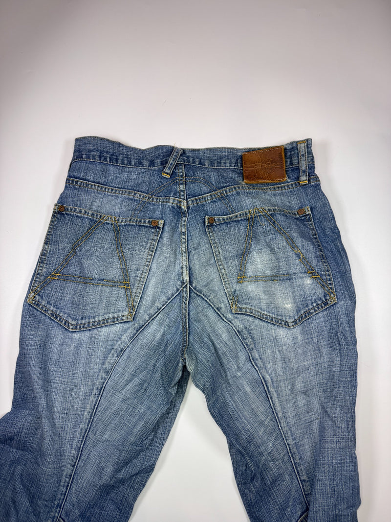 G-Star Raw S.C.A Crotch Jeans W31 L32 Vintage Y2K Blue Denim