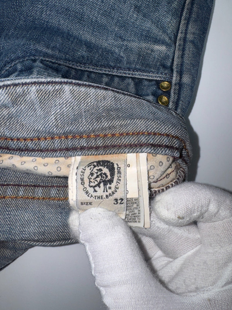 Diesel Vintage Y2K Jeans Size 32 Blue Straight Leg