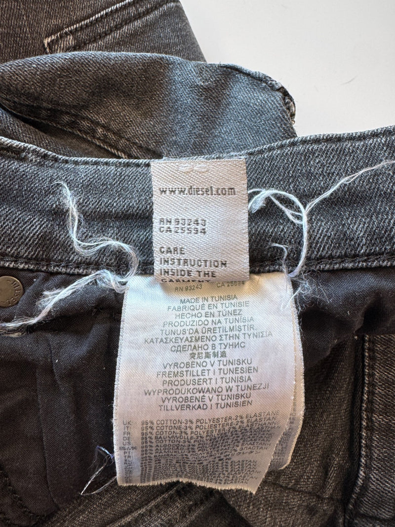 Diesel D-Amny-Biker Skinny Jeans Dark Grey W32 L32