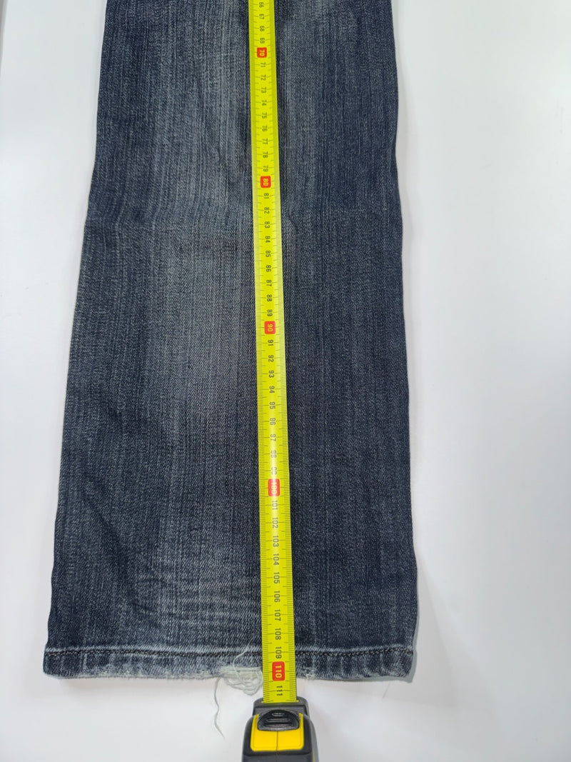 Diesel Viker Vintage Straight Leg Jeans W34 L34 Dark Blue