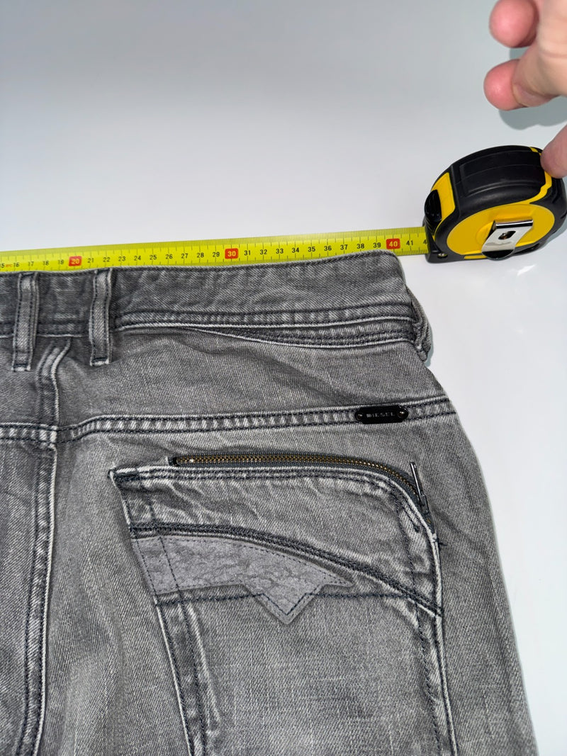 Diesel Poiak Vintage Jeans W32 L34 Grey Straight Denim