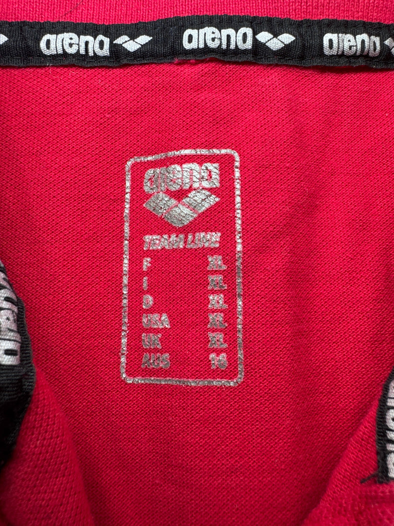 Arena Team Line Polo Shirt Red Men XL