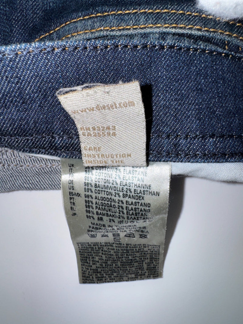 Diesel Industry Vintage Y2K Jeans W27 Made in Italy Dark Blue