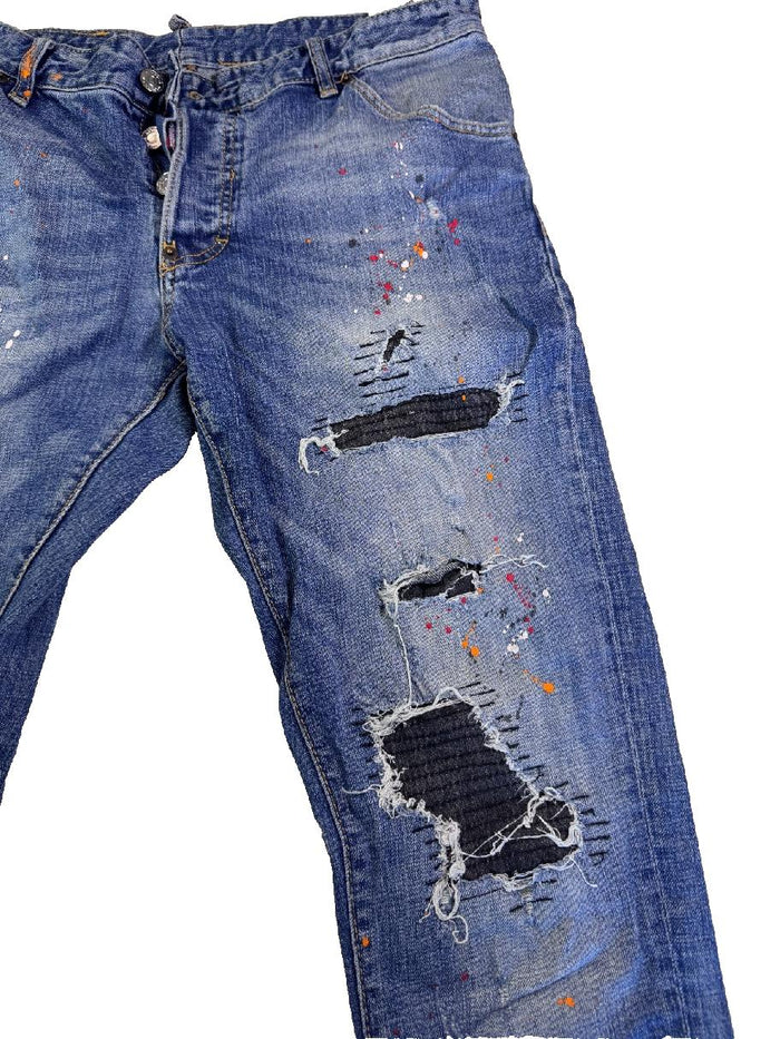 DSQUARED2 Jeans distressed blau 54