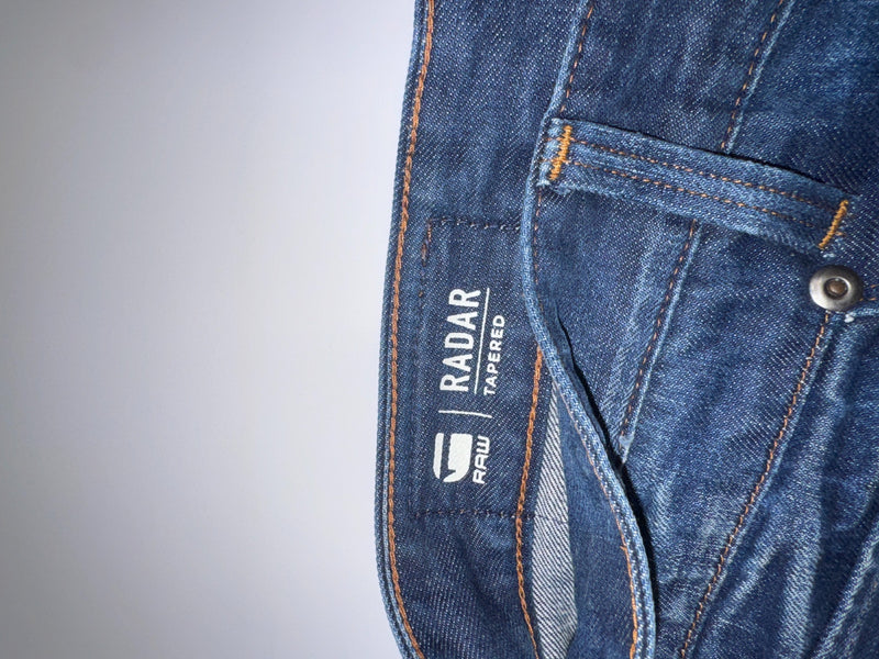 G-Star RAW Radar Tapered Jeans Y2K Blue Denim W32 L32