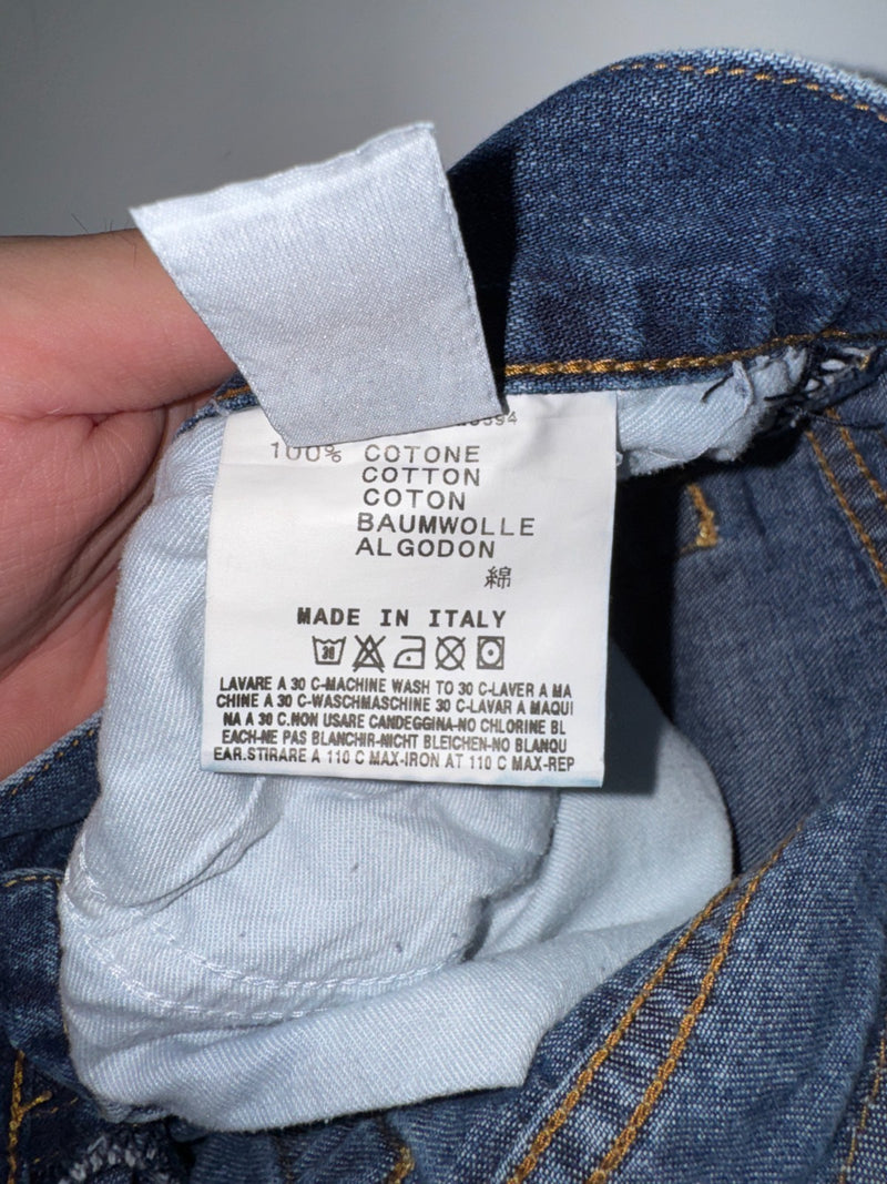 Diesel Industry Vintage Y2K Jeans Made in Italy Size 34 Dark Blue