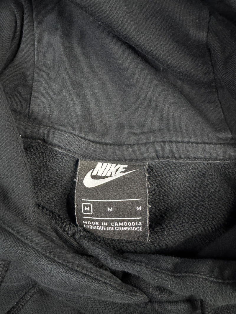 Nike Vintage Y2K Hoodie Black Small Swoosh Pullover Hoodie M