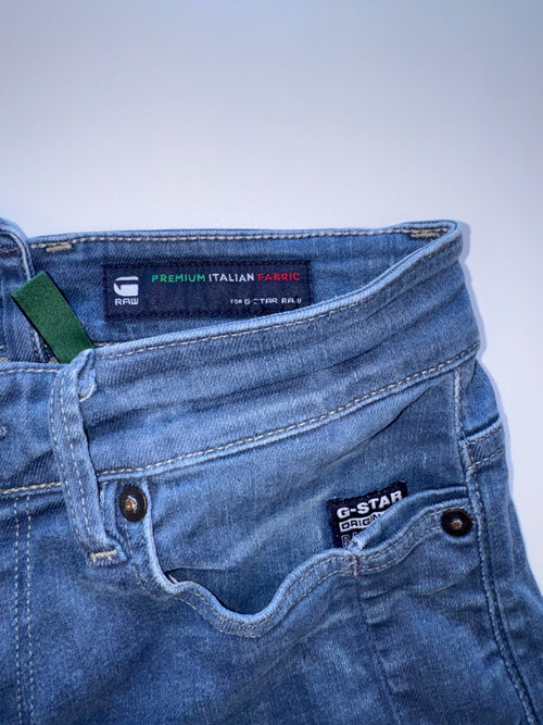 G-Star RAW Lancet Skinny Jeans W29 L34 Light Blue Denim
