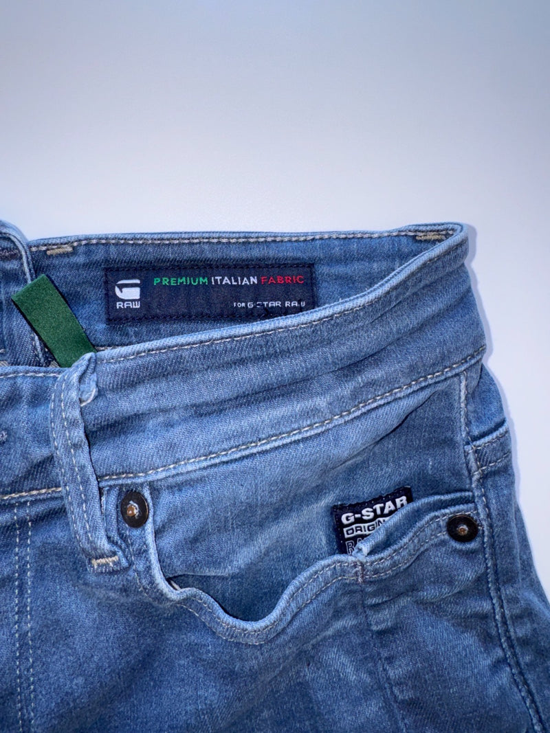 G-Star RAW Lancet Skinny Jeans W29 L34 Light Blue Denim