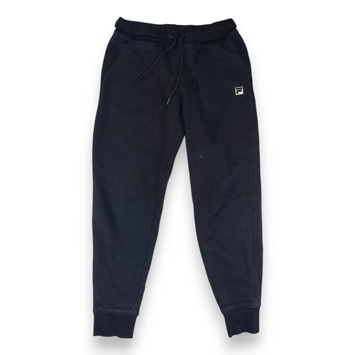 Fila Jogger Sweatpants Black Small Logo Jogging Bottoms Size S