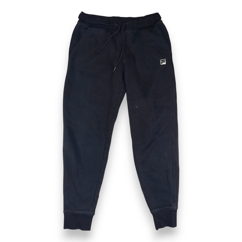 Fila Jogger Sweatpants Black Small Logo Jogging Bottoms Size S