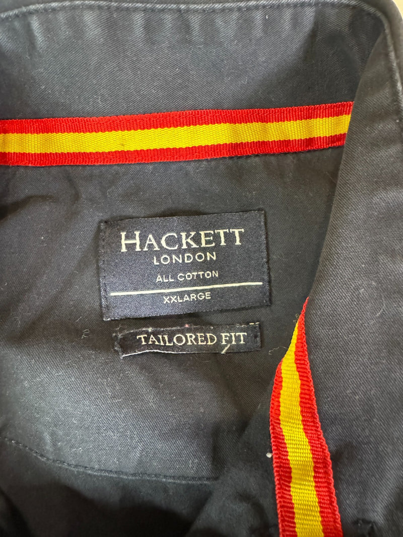 Hackett London Hemd Sotogrande Hackett Cup Navy Blau XXL Tailored Fit