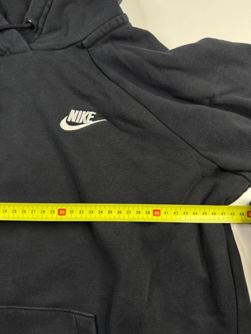 Nike Vintage Y2K Hoodie Black Small Swoosh Pullover Hoodie M