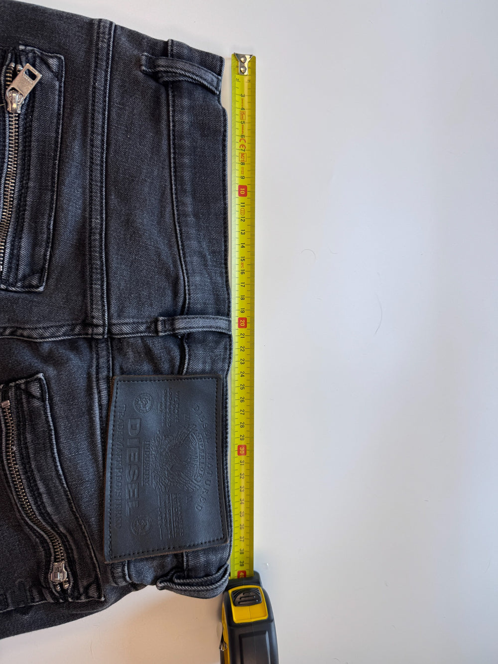 Diesel D-Amny-Biker Skinny Jeans Dark Grey W32 L32 — 14