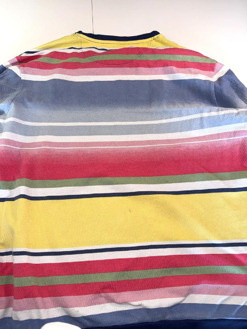 Polo Ralph Lauren Striped Sweatshirt Y2K Multicolor Size L