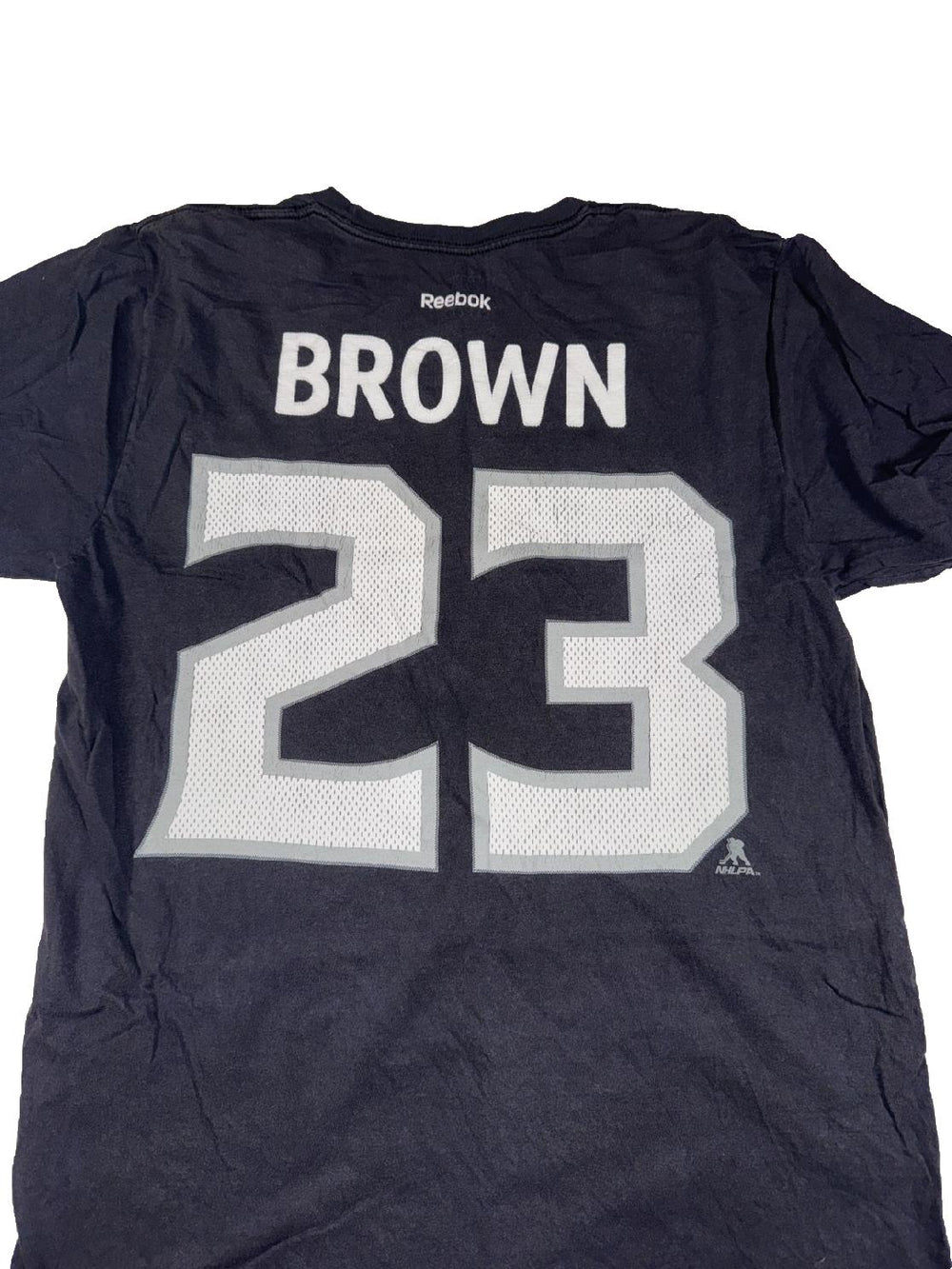 Reebok LA Kings Dustin Brown 23 NHL T-Shirt Black Size L — 5