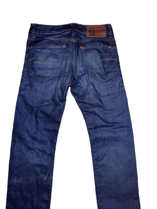 G-Star RAW 3301 Straight Jeans Dark Blue W30 L30 Denim