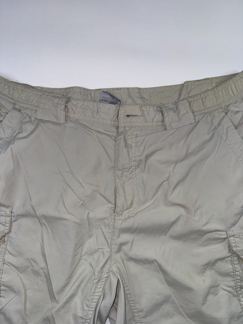 Columbia Titanium Cargo Shorts Vintage Y2K Grey Outdoor Hiking L Nylon
