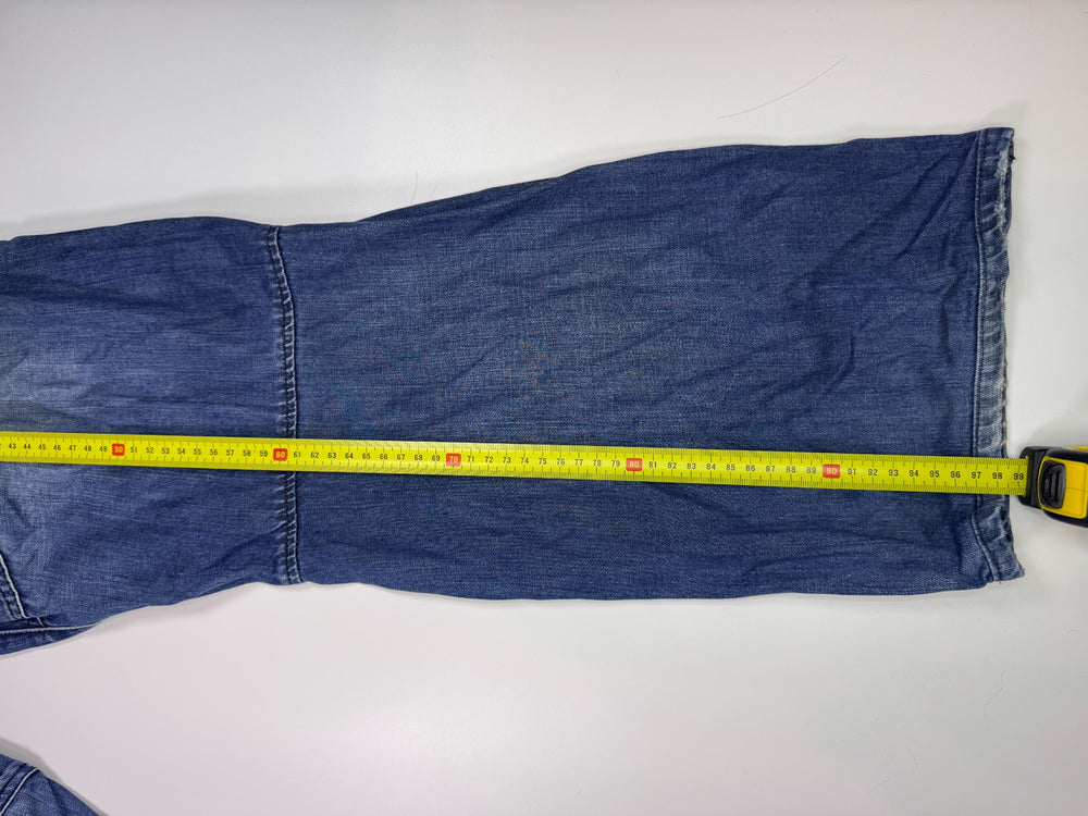 G-Star Raw 3301 GS Cargo Jeans W30 Distressed Y2K Utility Denim — 8