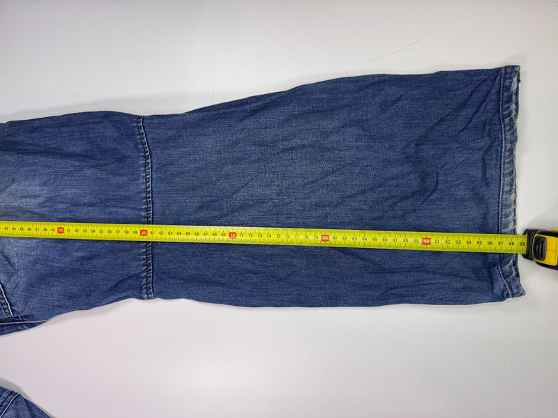 G-Star Raw 3301 GS Cargo Jeans W30 Distressed Y2K Utility Denim