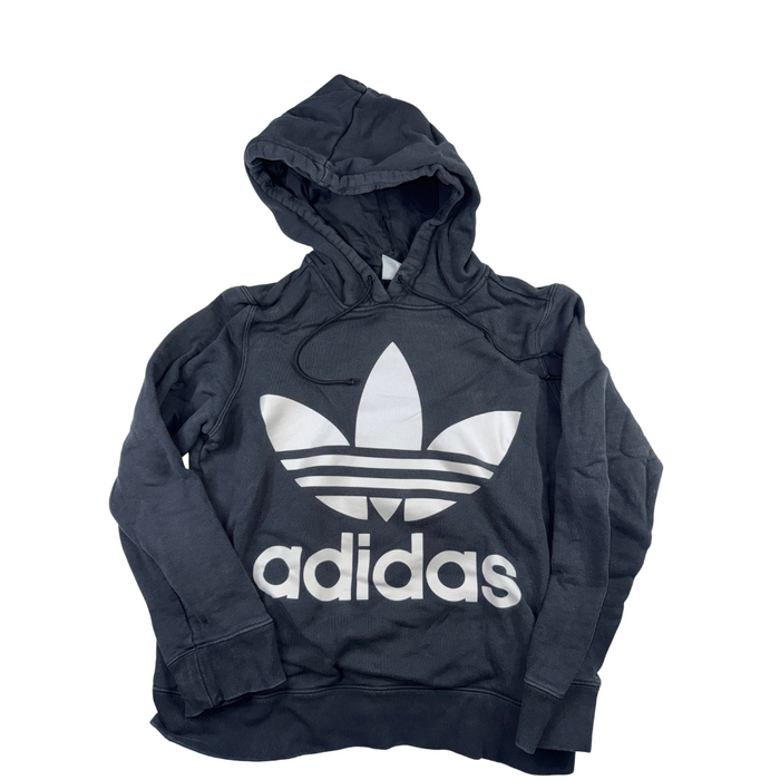 Adidas Vintage Trefoil Hoodie Schwarz Größe S