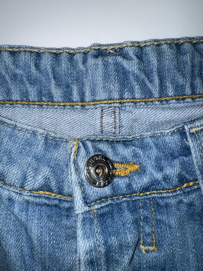 Diesel Vintage Y2K Straight Leg Jeans Size 29 Light Blue Made in Italy
