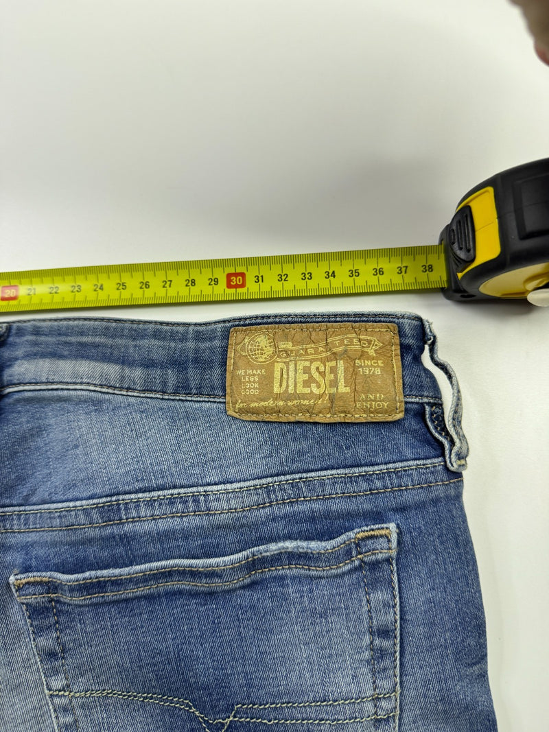 Diesel Skinzee-Low Super Slim Skinny Stretch Jeans W30 L32 Blue