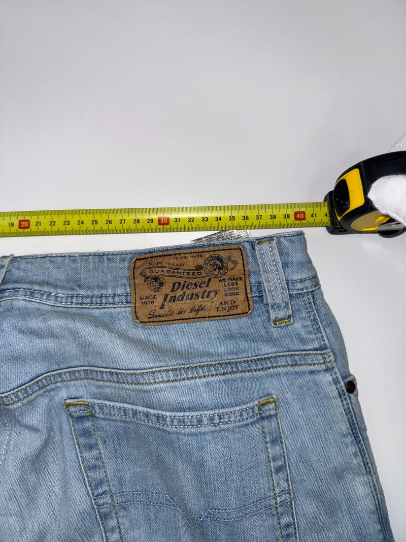 Diesel Safado Stretch Jeans Regular Slim Straight Light Blue W33 L30